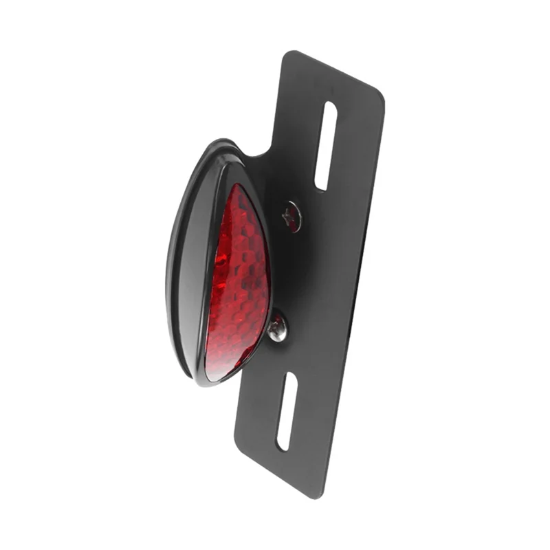 

Motorcycle Accessories 12V Universal LED Brake Taillight Metal Bracket Brake Light With Number Plate Holder