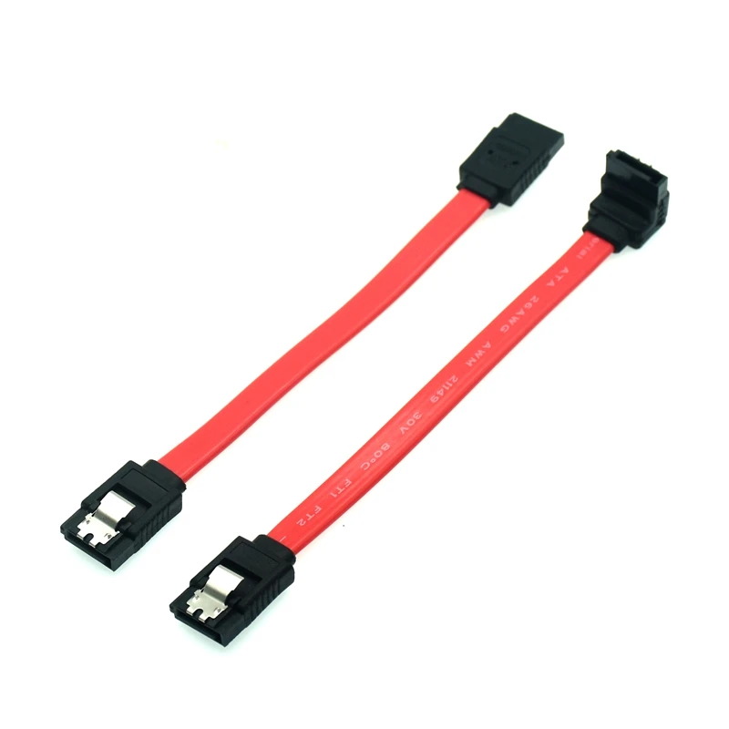 Hots sale 10cm 7Pin 7P SATA 3.0 Cable Serial ATA Short DATA Cable for HDD SSD Cord line 7pin sata short cable 0.1m