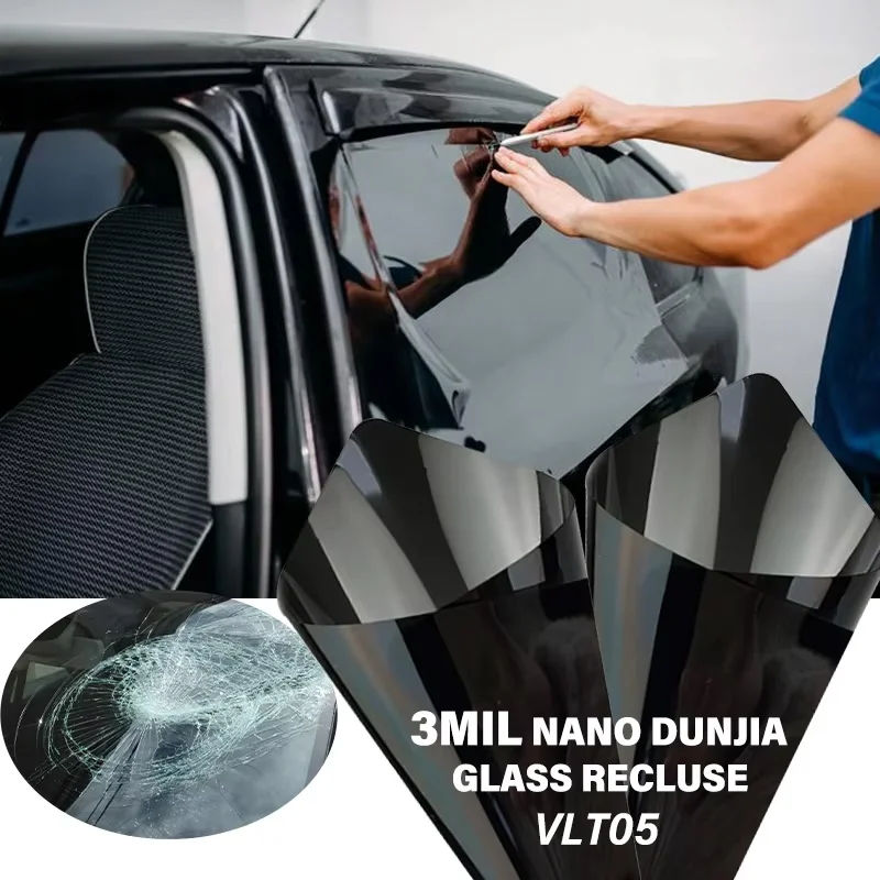 3mil Nano Ceramic UV 99% Car Window Tint Film Windshield Explosive Proof UV 99% Solar Control Window Films