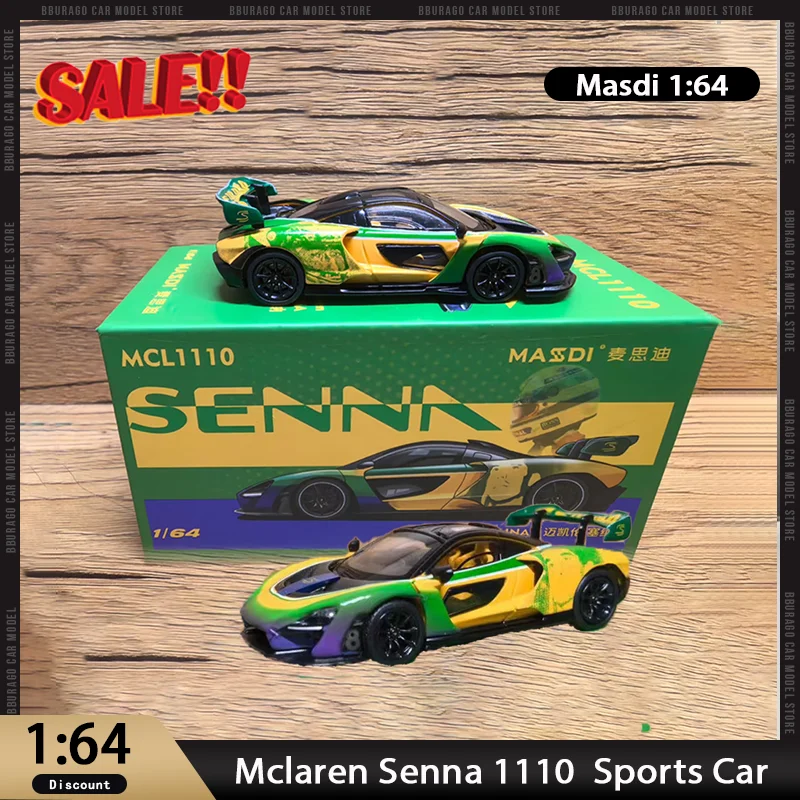 en-stock-masdi-1-64-mclaren-senna-1110-edicion-especial-coche-deportivo-aleacion-miniatura-adorno-fundido-a-presion-coleccion-mclaren-juguete-personalizado