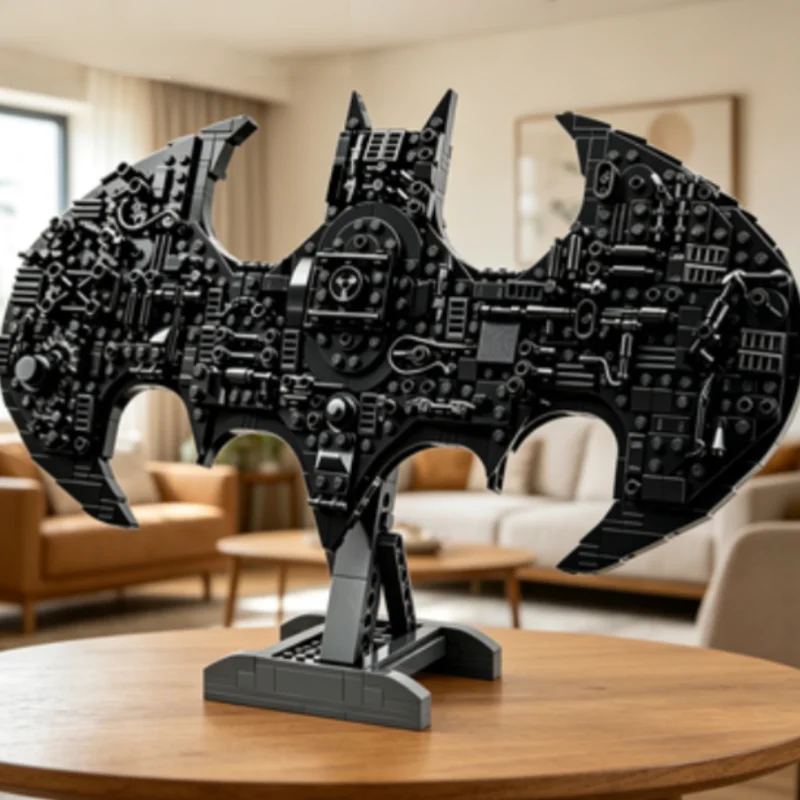 2026 New 678pcs Mask Emblem Building Blocks Set  3d Wall Decor Display Model Stem DIY Toys For Adults Birthday Holiday Gifts view 4