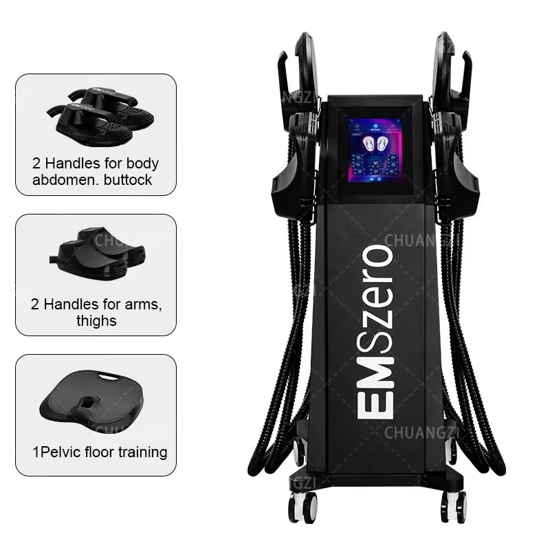 Emszero Machines 15 Tesla Professional 6500w NEO Body Slimming Muscle EMS Electromagnetic Stimulate Buttock Toning