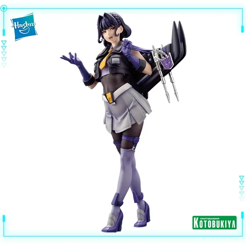 Kotobukiya Original Genuine 1/7 Hasbro Transformers Skywarp Decepticons Bishoujo Statue 21.5cm Collections Model Toy Figure Gift