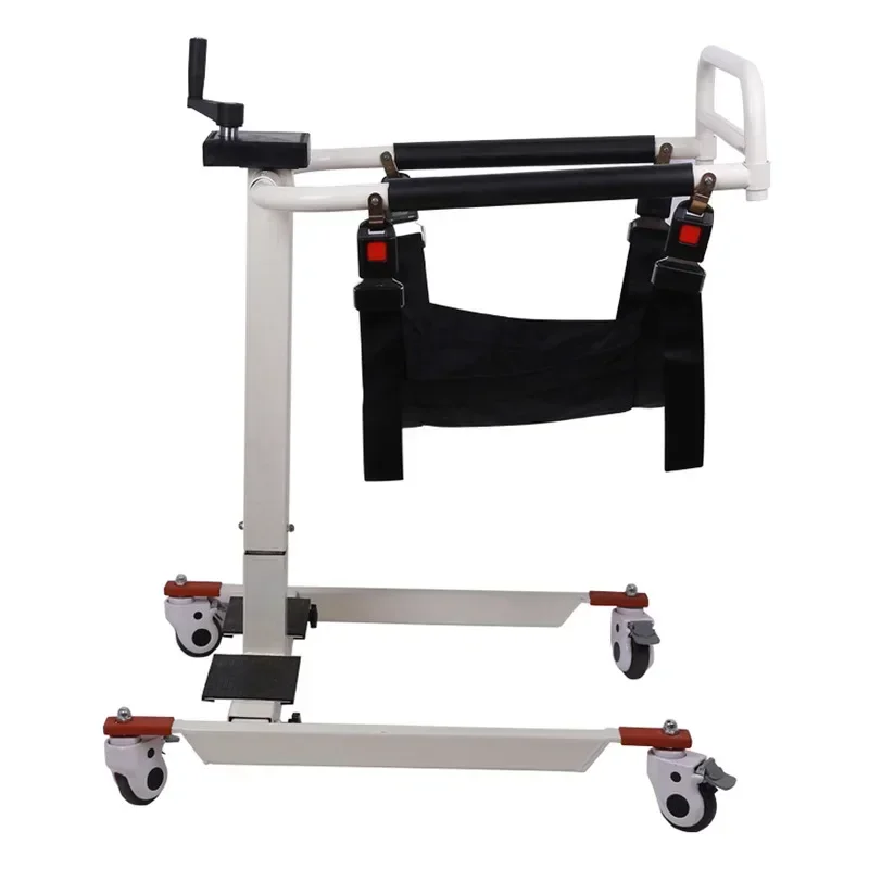 

manual competitive price transfer wheelchair lift chair manual lift chair for Patient with Commode for Disabled - BZ-L16