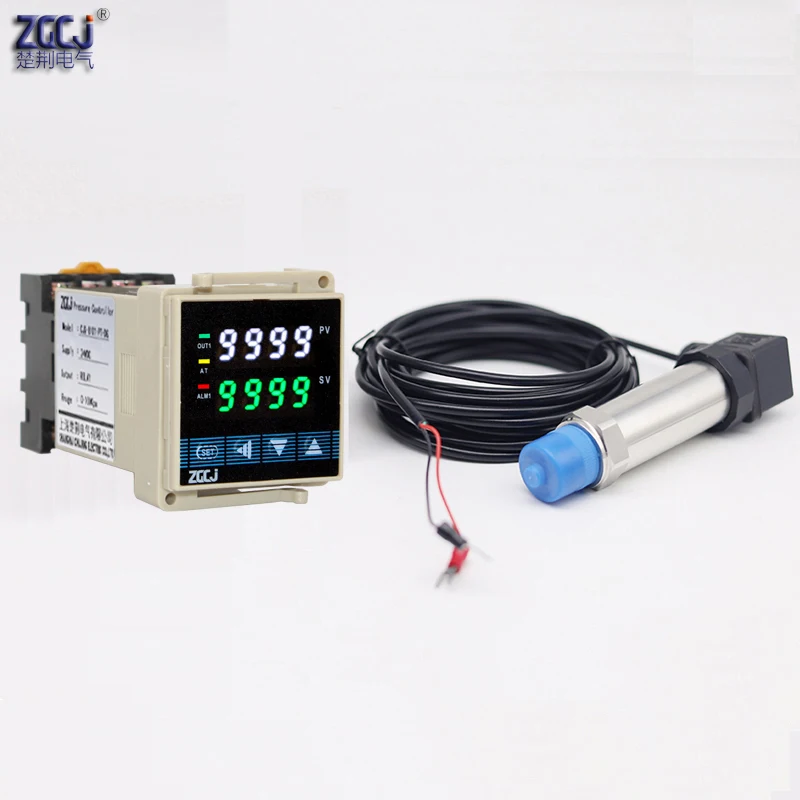 Digital Din type pressure controller with high alarm and low alarm 0-10Kpa 30Kpa 50Kpa 100Kpa pressure monitor gauge