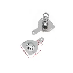 100pcs 18650 positive and negative single contact spring plate ( 50Pairs) 16x18.5mm