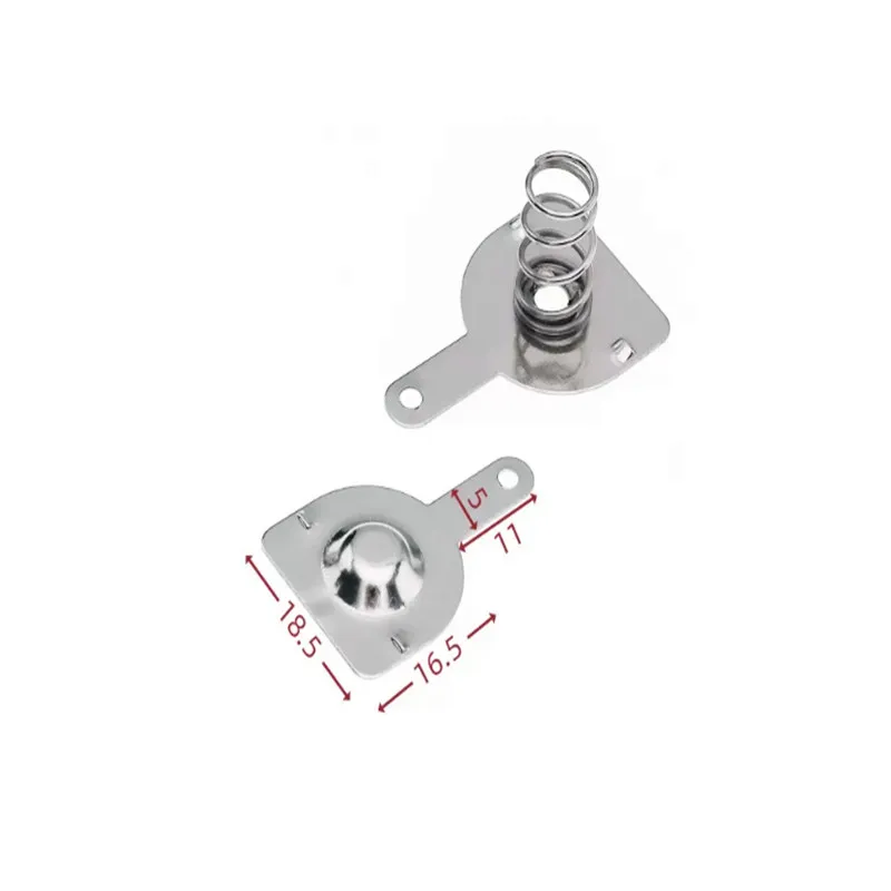 100pcs 18650 Positive and Negative Single Contact Spring Plate (50Pairs) 16x18.5mm