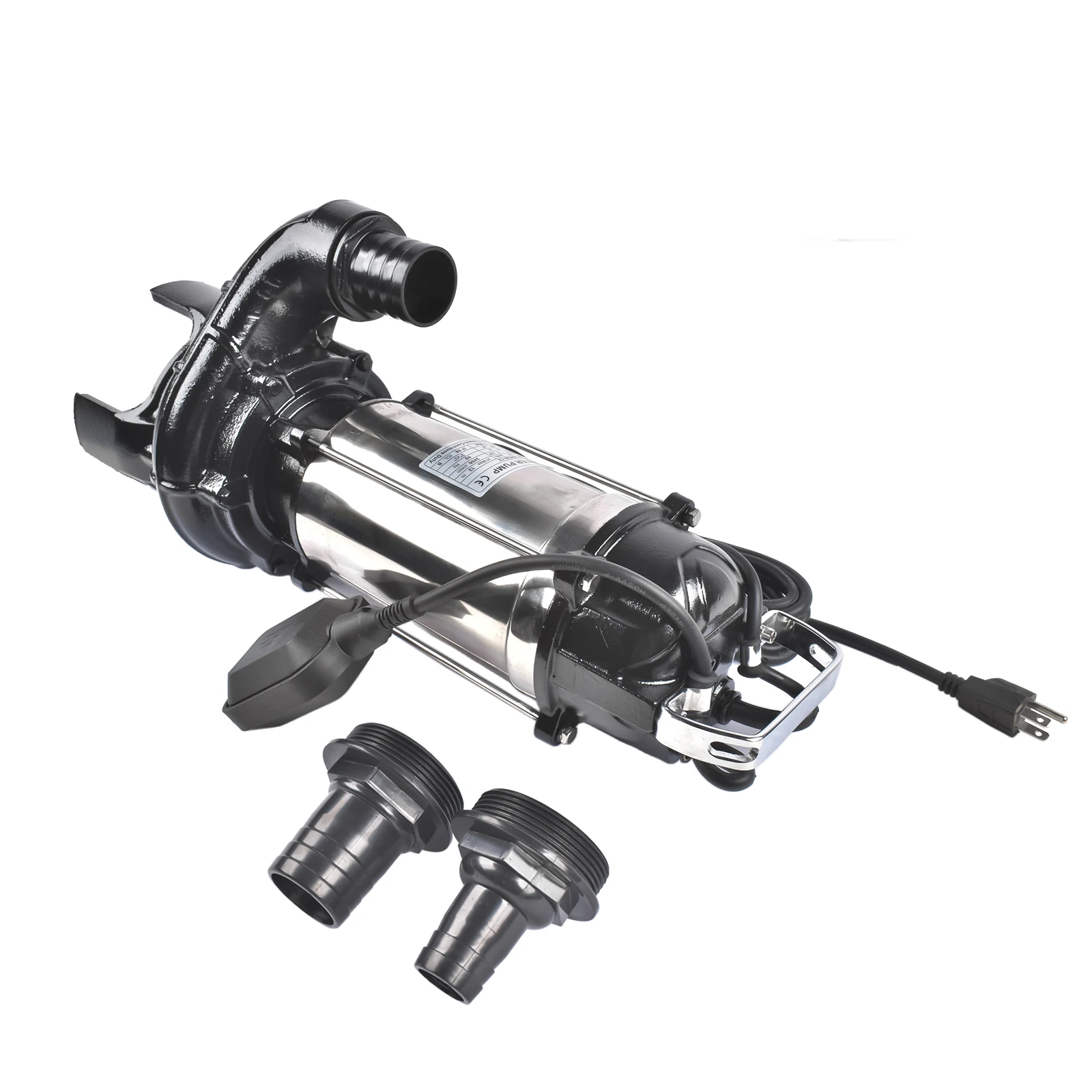 AP03 Stainless Steel 1HP 0.75KW Sewage Pump 110V 60Hz 16A for Septic & Wastewater Removal