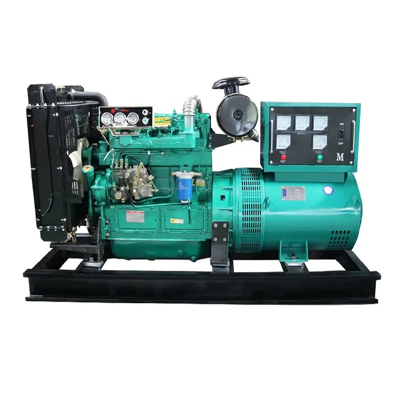 Meilleur prix Ensemble générateur Diesel Portable 50kw avec moteur triphasé, tension nominale 400V et fréquence 50/60Hz, produit de qualité
