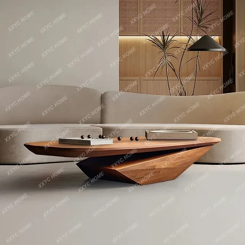 SLClear Interior Coffee Table Aesthetic Standing Creativity Light Luxury Large Coffee Table Fashion Meubles Ornaments Home Decor