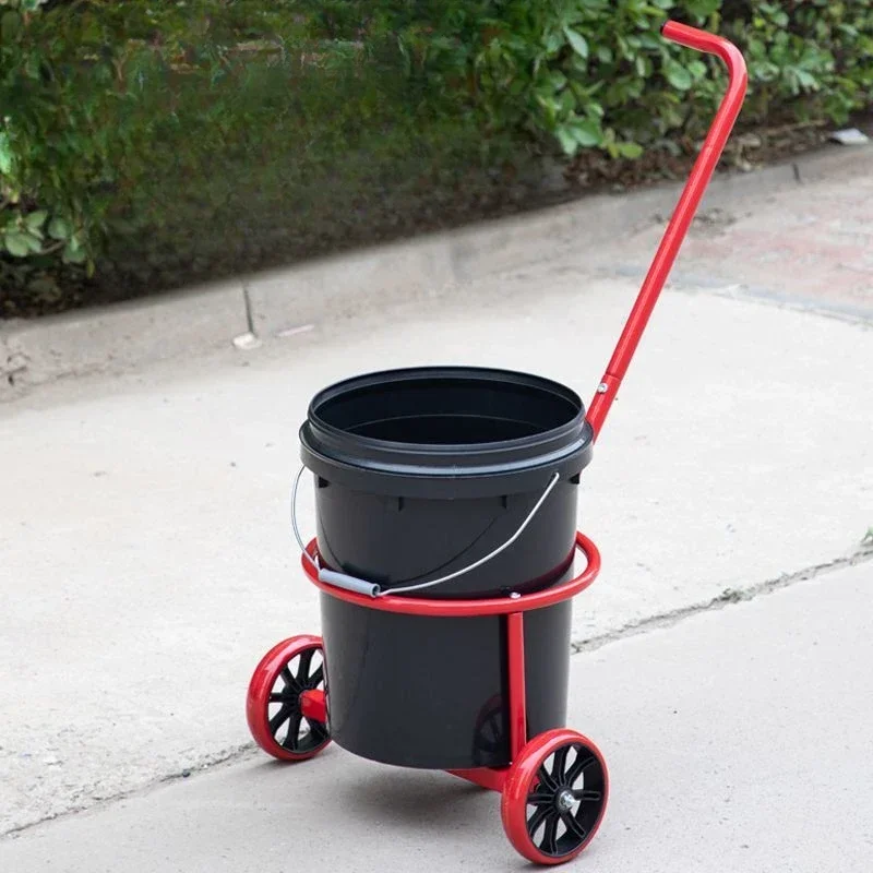 

Pulling Water Bucket Cart Workshop Rural Household Water Pouring Elderly Labor-saving Vegetable Watering Garbage Bin Gas Tank