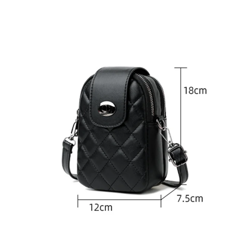 Bolsas crossbody de luxo para mulheres, Bolsa para celular, Carteira, Porta-moedas, Armazenamento, Bolsa de ombro, Tendências da moda, 2023