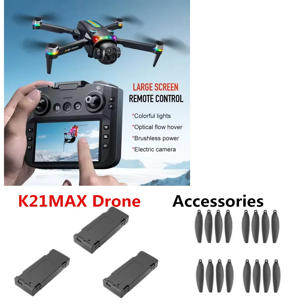 

K21MAX Аккумулятор для дрона 3,7 В 1000 мАч / Пропеллер Кленовый лист для K21MAX Запасные части для дрона Оригинальные аксессуары K21MAX Batte для дрона