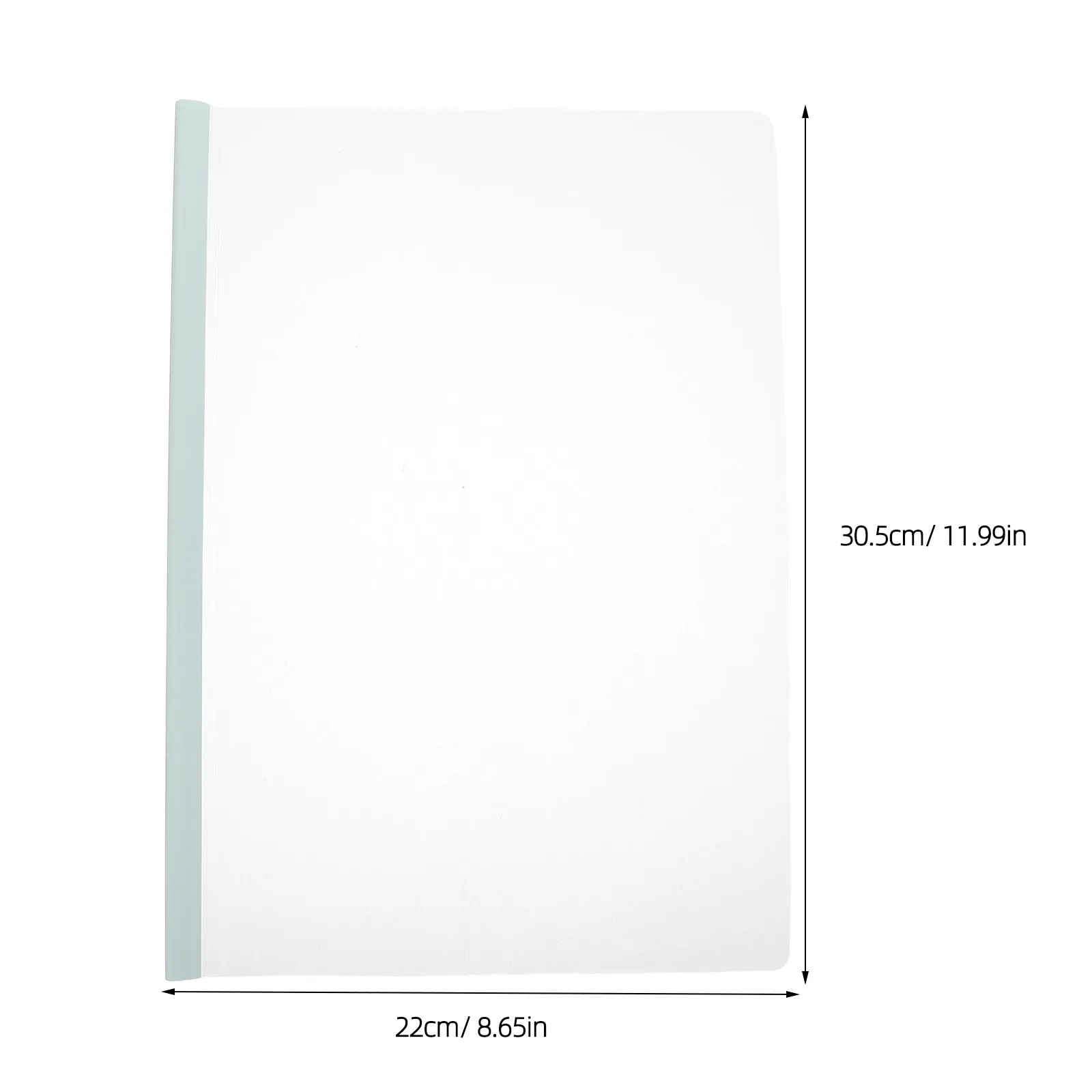 20Pcs Sliding Bar Report Cover Clear Plastic Folder Transparent Document Binder Presentation Covers School Projects Resume