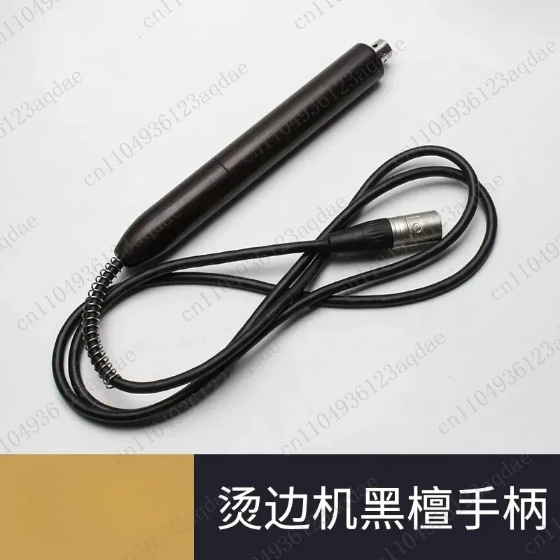 edge ironing machine, ebony handle, solid wood handmade leather goods, leather tools, spot