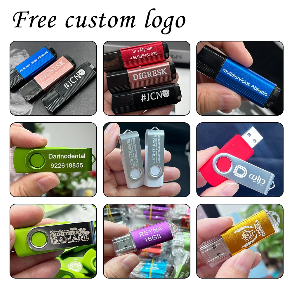 50 Pcs/lot USB 2.0 Flash Drive128MB 64GB Pen Drive 16GB Pendrive 32GB Disk USB Stick 1GB 2GB 4GB Memory Flash Disk Free Custom view 3