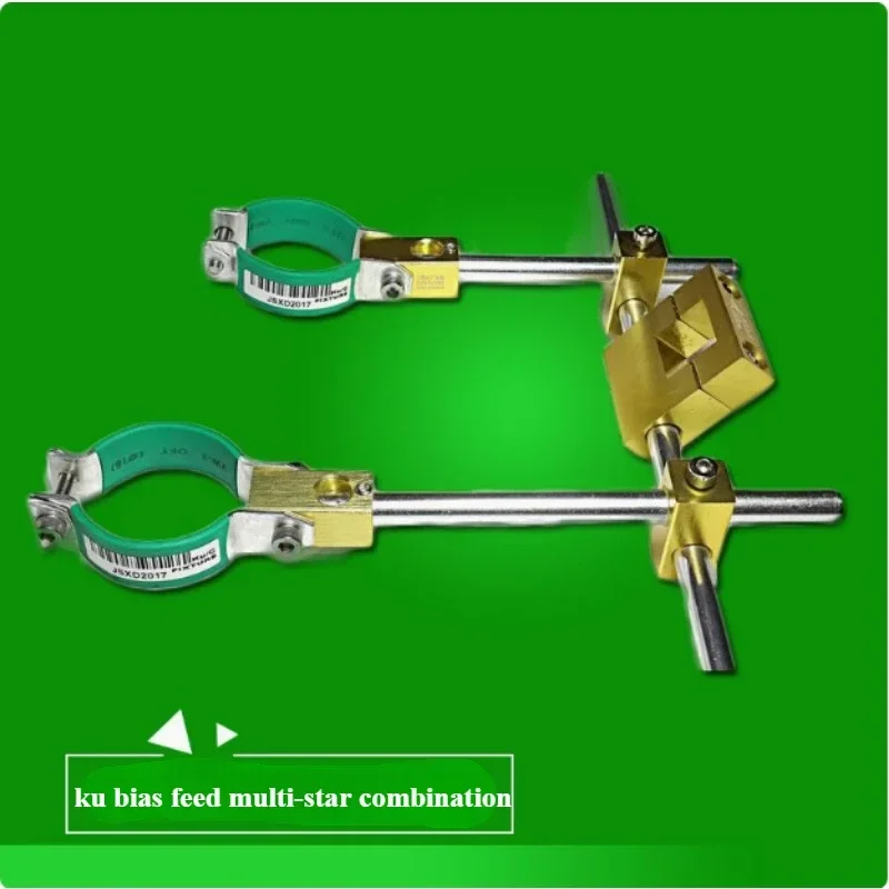 Support d'Invite Ku Multi-Feed, Supporte Jusqu'à 8 Ku Bande LNB sur Antenne pio Décalée, Alliage d'Aluminium et Fixation en Acier Inoxydable