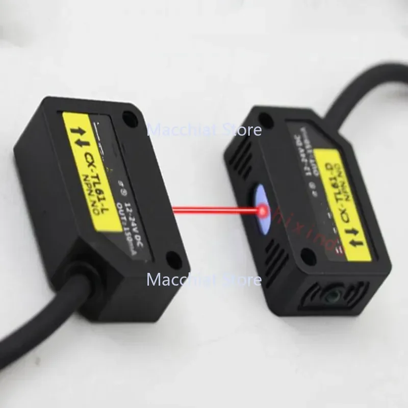 

Квадратный лазерный противоположный фотоэлектрический датчик E3Z-T61N Инфракрасный фотоэлектрический датчик-переключатель CX-TL61 Диапазонность: 0-50 м