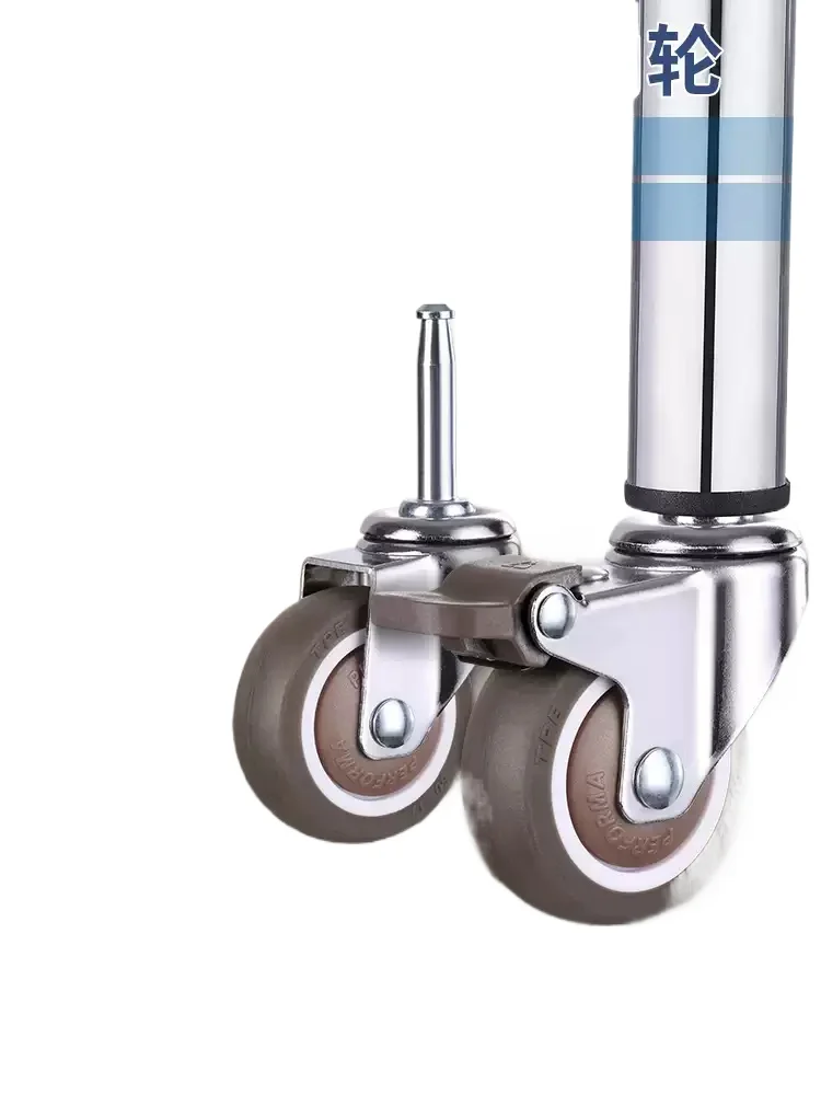 

Iron Frame Pipe Silent Wheels Storage Rack Sliding Rod Steel Pipe Round Pipe Universal Wheel Accessories