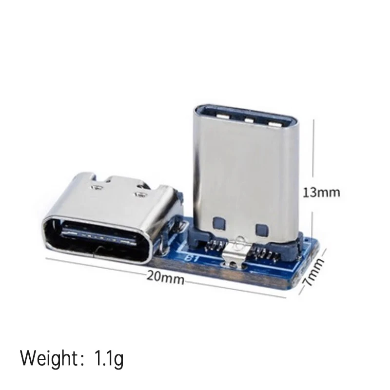 Mini USB3.1 Adapter module TYPE-C Male to Female Test board 24P revolution 16P female base