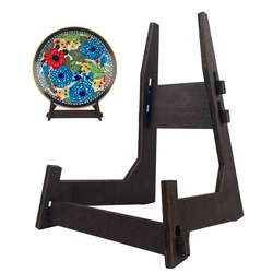 Wooden Easel Stand Plate Stands for Display Decorative Picture Frame Stand Easel Display Stand Book Display Stand Plate stand