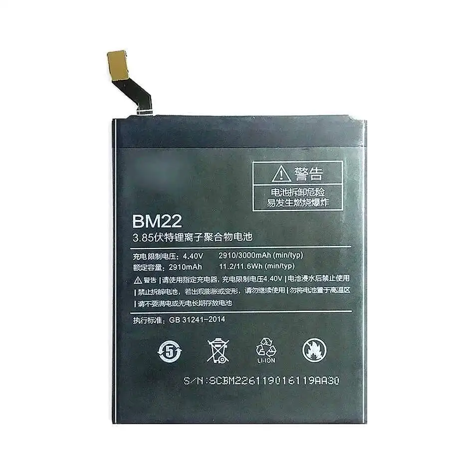 ل Xiaomi MI 5 M5 Mi5 2910Mah بطارية الهاتف المحمول BM22 استبدال الطاقة الموثوقة
