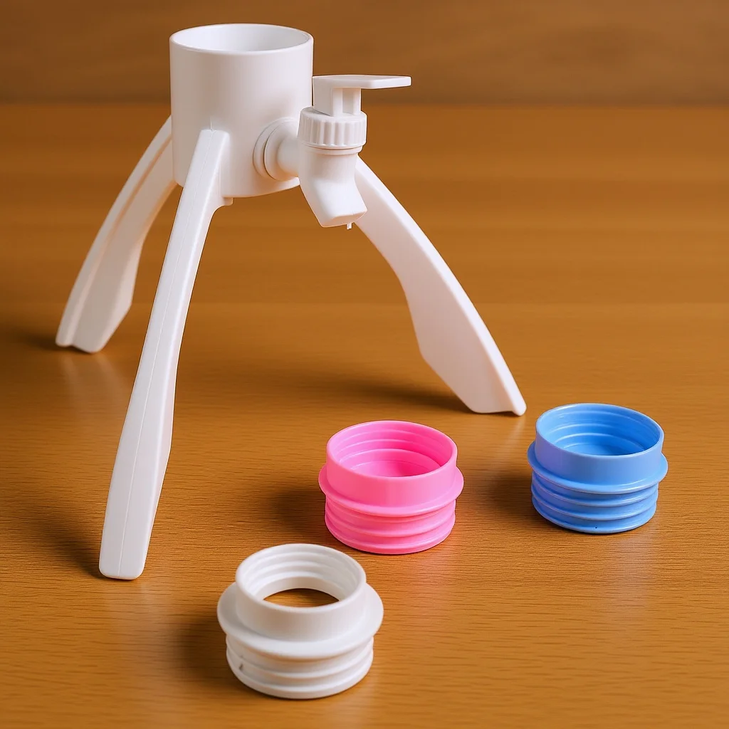 

Bottle Barrel Water Dispenser Stand Space-Saving Triangular Design Drink Jug Holder Beverage Dispenser Support