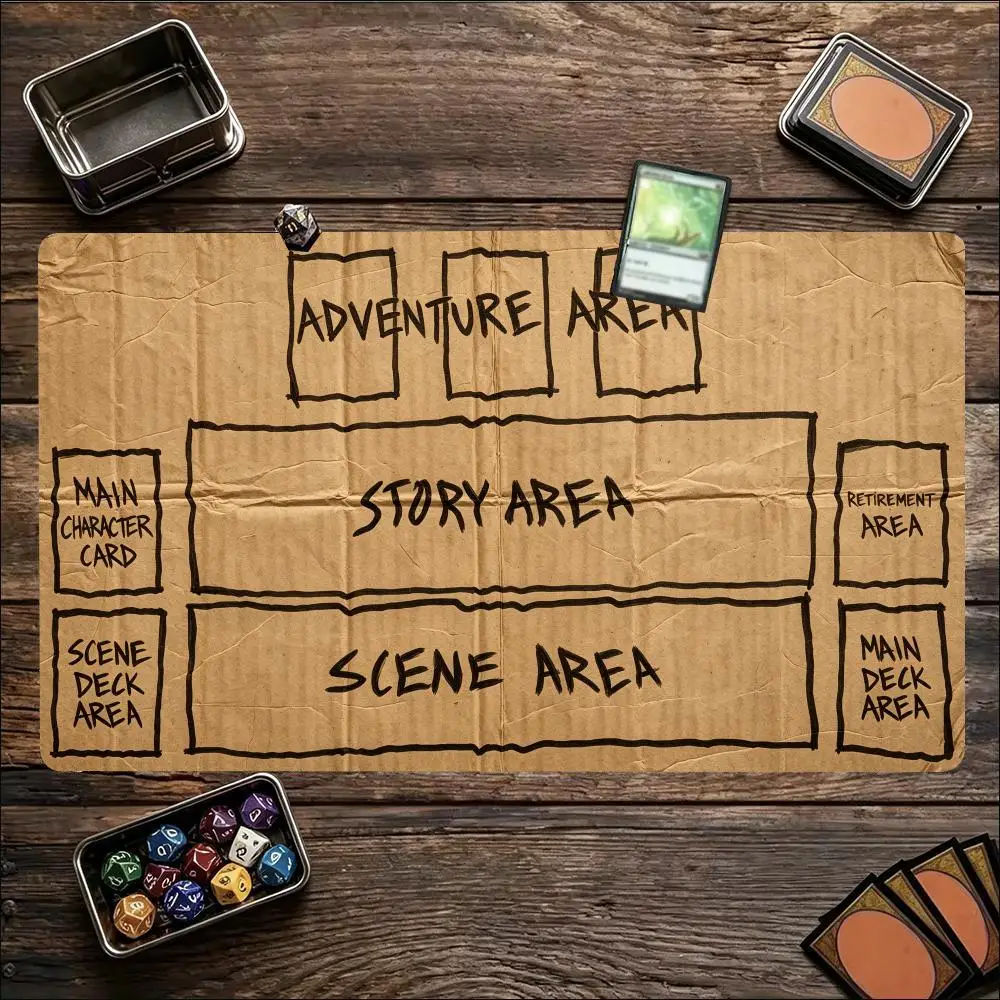 Cardboard Board TCG Playmat 24