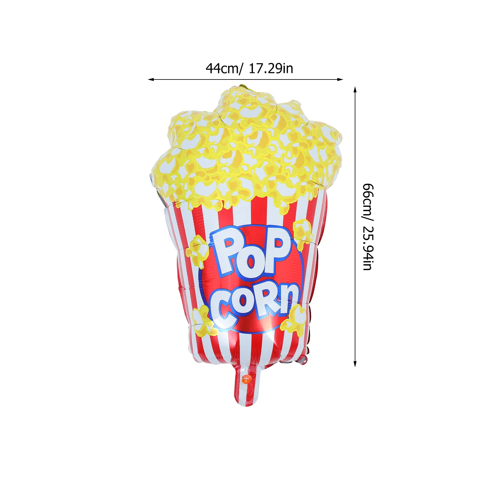 2 Stuks Popcorn Thema Folie Ballon Levendige Film Night Party Decoratie Benodigdheden Popcorn Decoraties Halloween Ballons
