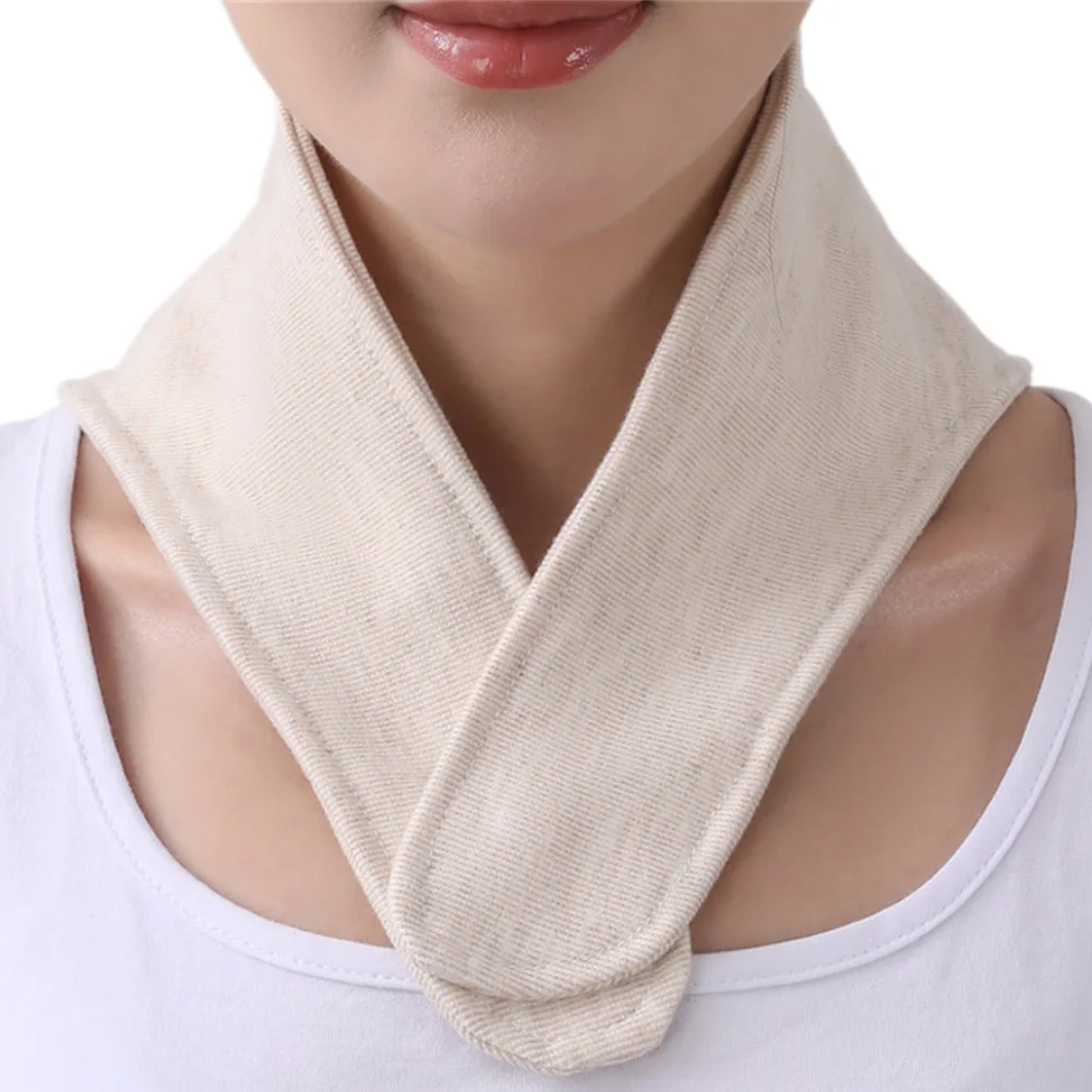 All Season Neck Support Wrap Suitable for Summer AC Use and Winter Cold with Breathable Lightweight Fabric Construction