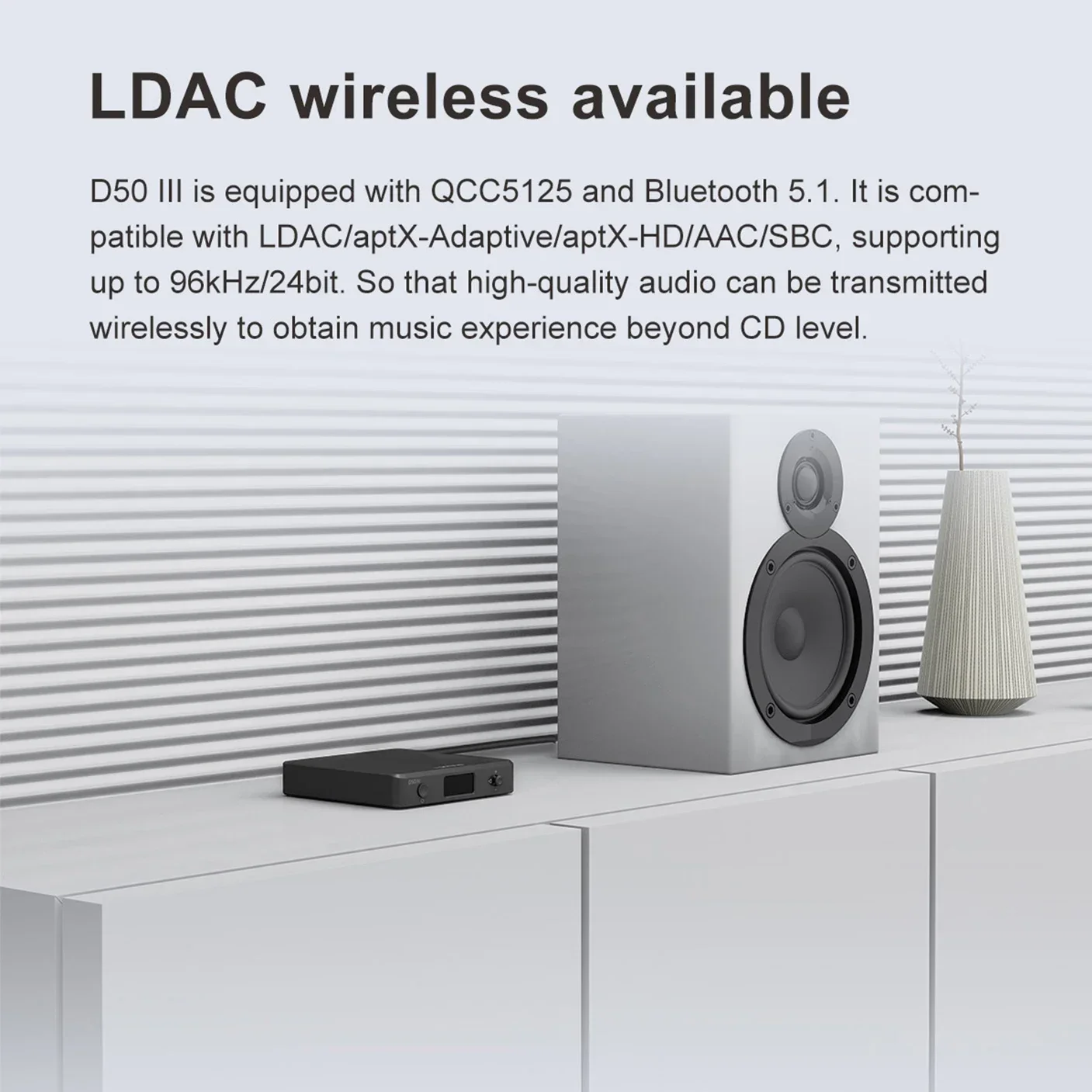 Настольный Hi-Fi ЦАП TOPPING D50 III, декодирование звука высокой четкости, двойные чипы ES9039Q2M PCM768 DSD Bluetooth 5,1 LDAC, дистанционное управление audirect