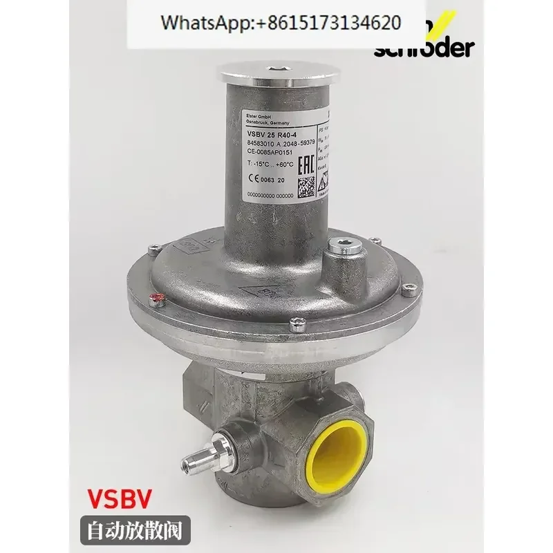 Automatic Release Valve VSBV25R40-4 Overpressure Relief Self Operated Evacuation Valve with Adjustable Pressure