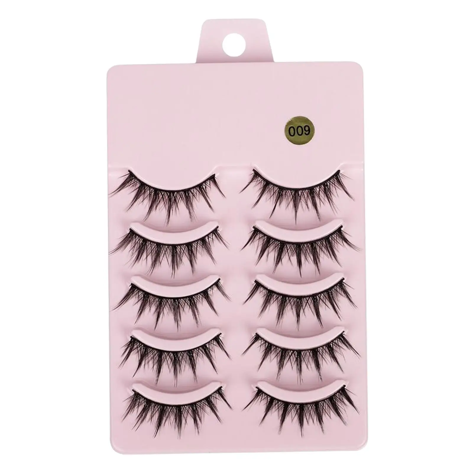 Manga False Eyelashes Faux Eyelash Pack 10x for Graduation Shows Cosplay