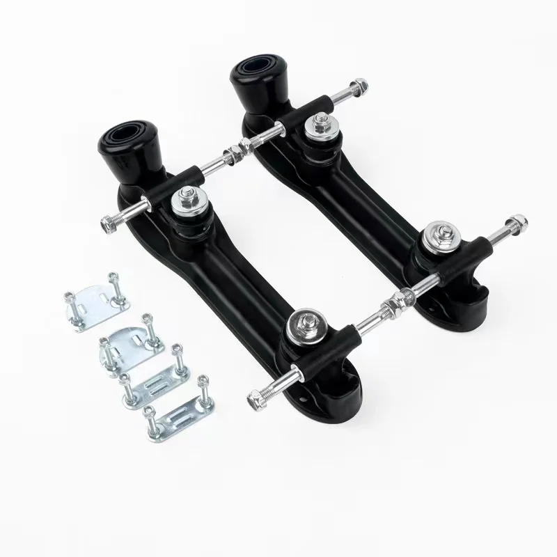 Double Row Roller Skates Base Four-wheel Seat Drivingassembly Accessories Tripod PP Material Bracket