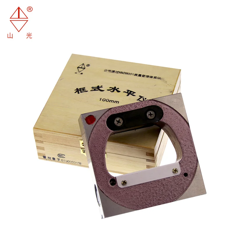 High precision Industry Square Frame Level,100/150/200mm，graduaion 0.02mm，Bubble Level Tool