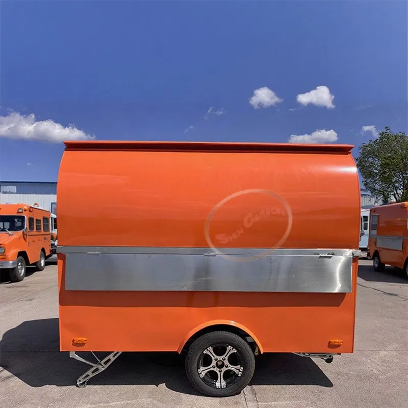 

Outdoor Food Trailer with Distinctive Character, High Efficiency and Practicality