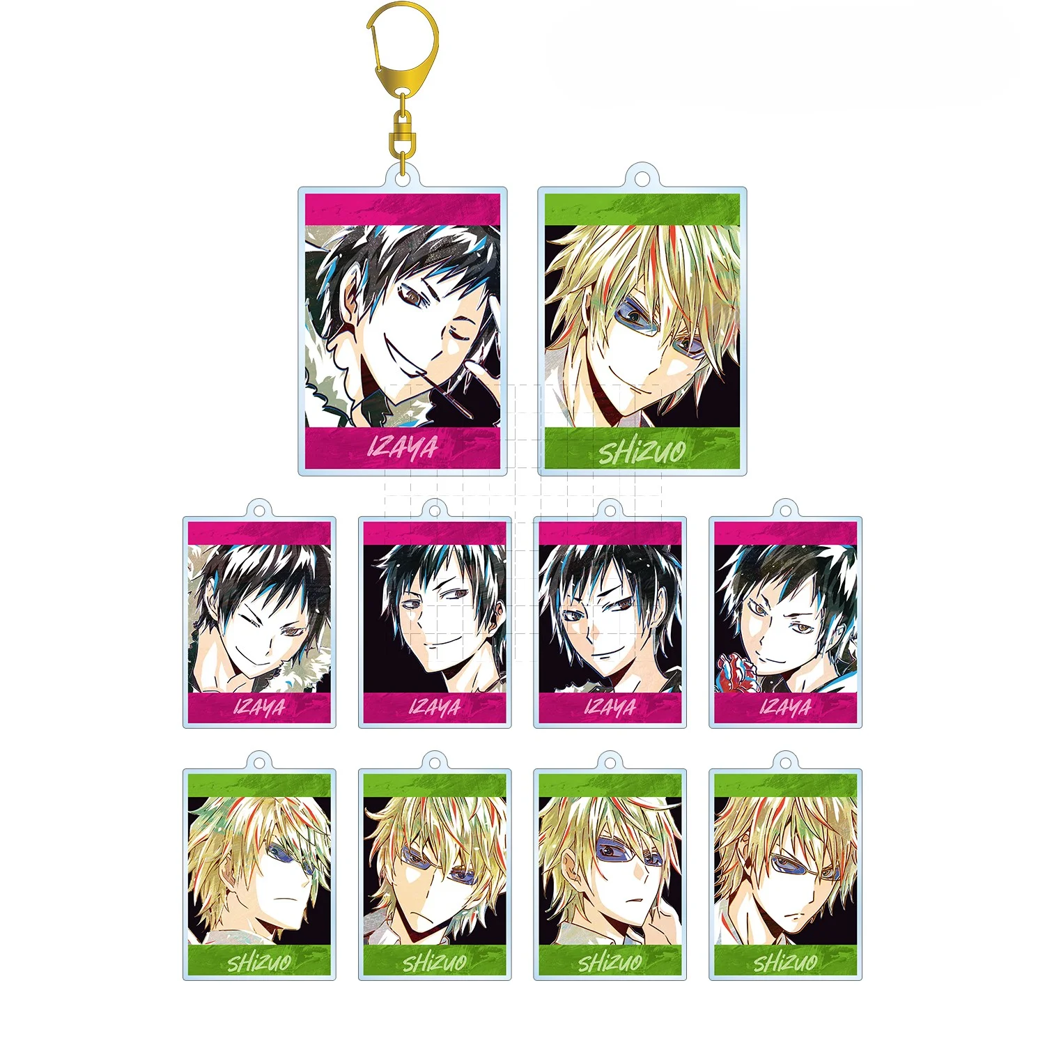 Аниме Изая Орихара Shizuo Heiwajima брелок для кукол игра акриловый брелок Подвеска для подарка