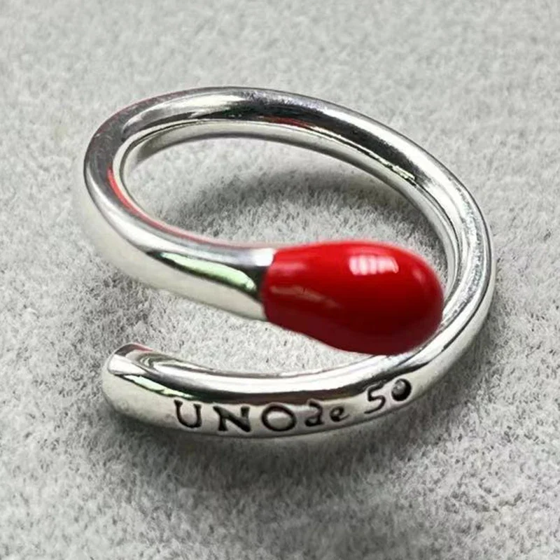 2023 UNode50 Hot Selling Women's Simple Ring Romantic Holiday Jewelry Gift Bag with Bag in Europe and America