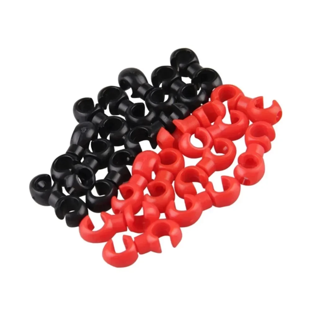 AliExpress NONE 10pcs Bike Cross Line Clips Durable Elbow Cable Collector S-Hook Bicycle Brake Cable Clip For Smooth Cycling Replacement Parts