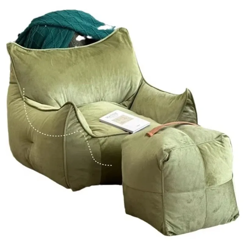 

Lazy Bean Bag Single Sofa for Living Room Bedroom Balcony Set Up Sofa Chairs Couch