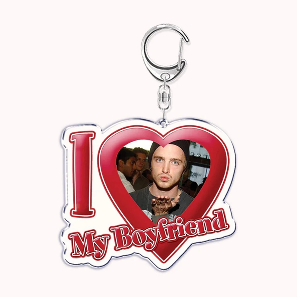 Key Chain Popular I Love My Boyfriend Josh Hutcherson Keychains Hunger Games Movie Ring for Bag Pendant Keyring Jewelry Gifts