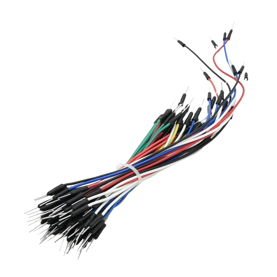 65PCS Stecker auf Stecker Steckbrett Jumper Kabel Drähte – Detail 2