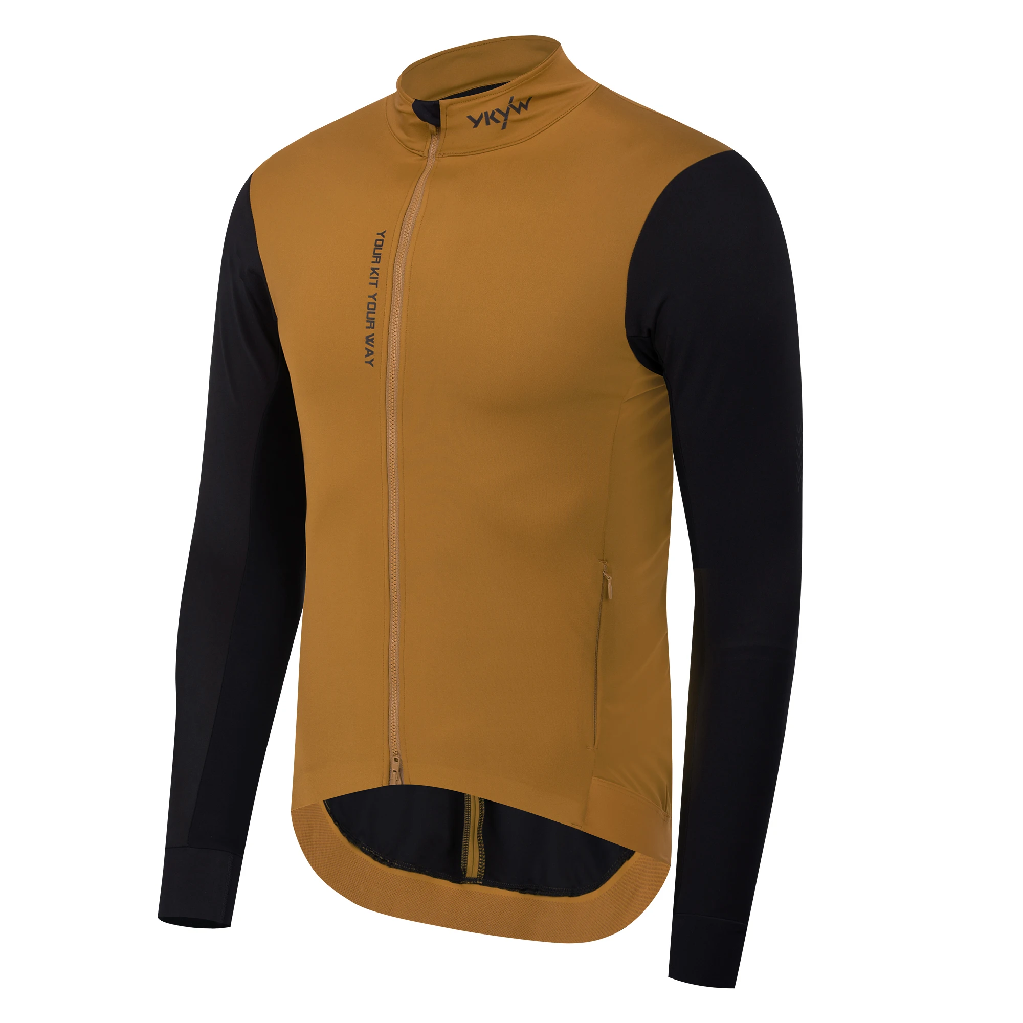 YKYWBIKE Herren Winter-Radtrikot Warme Rennrad-Jacke Dünnes Weiches Fleece Atmungsaktive MTB-Fahrradbekleidung – Detail 24