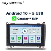 Carplay DSP Car DVD Player PX6 IPS Android 10.0 4GB+ 64GB GPS map Bluetooth 5.0 RDS Radio For B200 W169 W245 Viano Vito Sprinter