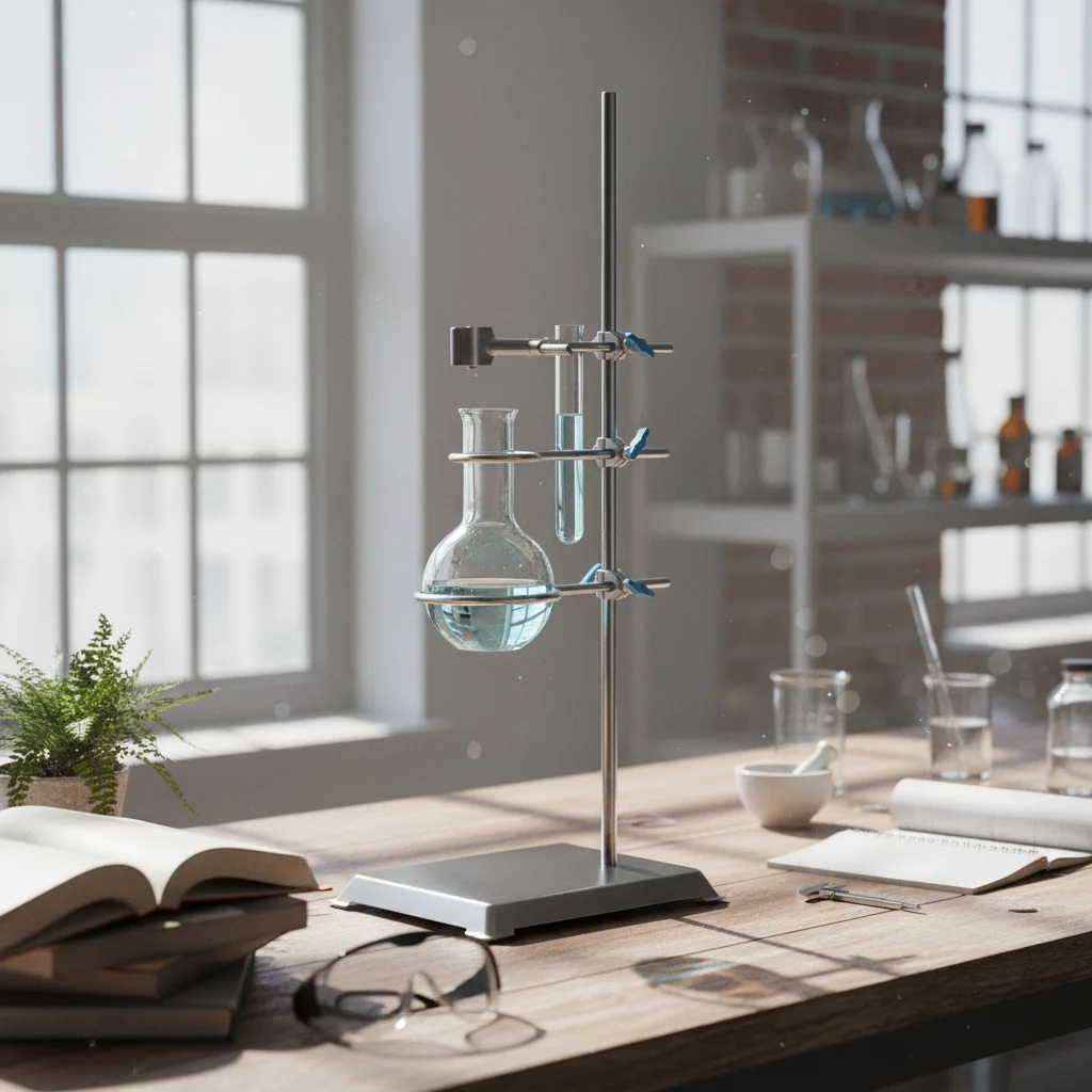 Laboratory Support Stand Stable Laboratory Stand with Clamp Sturdy Heavy Duty for Chemists, Classroom
