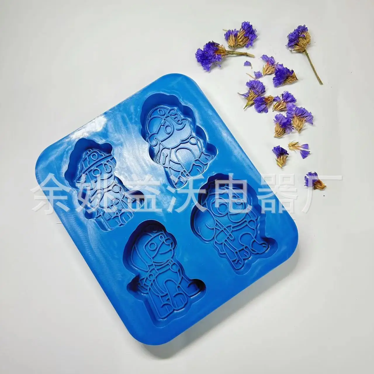 Hot Selling PAW Patrol Team DIY Pinching Music Silicone Mold Creative Cute Animal Aromatherapy Soap Silicone Mold Wholesale