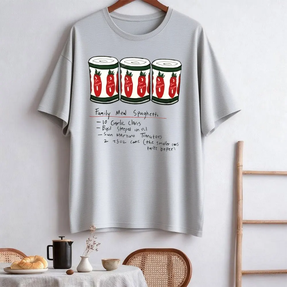 السباغيتي جيريمي ألين المشجعين للجنسين القطن تيز الدب المسلسلات التلفزيونية التي شيرت لحم البقر الأصلي من شيكاجولاند قميص وجبة الأسرة #2