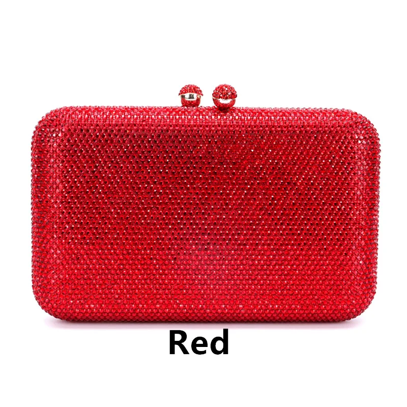 Women's Diamond Crystal Rhinestone Clutch Bag Evening Pochette Soirée Wedding Party Dinner Cross-border Fashion Handbag Gold Bag