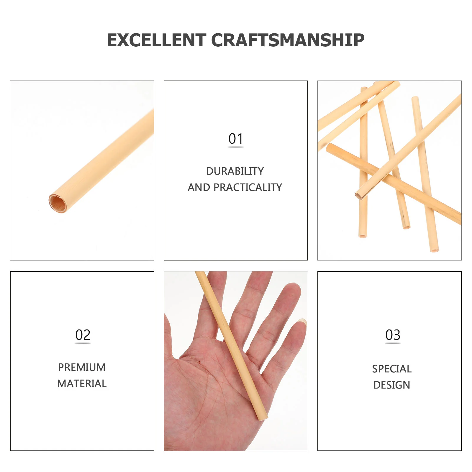 Mason Reeds Honeycomb Tube Bee House Making Materials Insect Stalk Beehive DIY Tubes