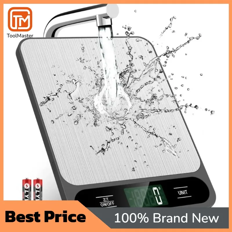 

[Hot Sale]Precise Food Diet Weighing Kitchen Scale Smart 5kg 10kg Stainless Steel Kitchen Weighing Balance